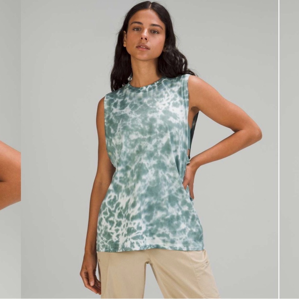Lululemon All Yours Tank Top
Marmoleado Tie Dye Ocean Air Tidewater Tea